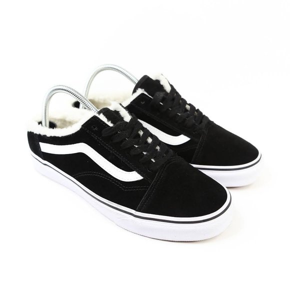 suede old skool mule